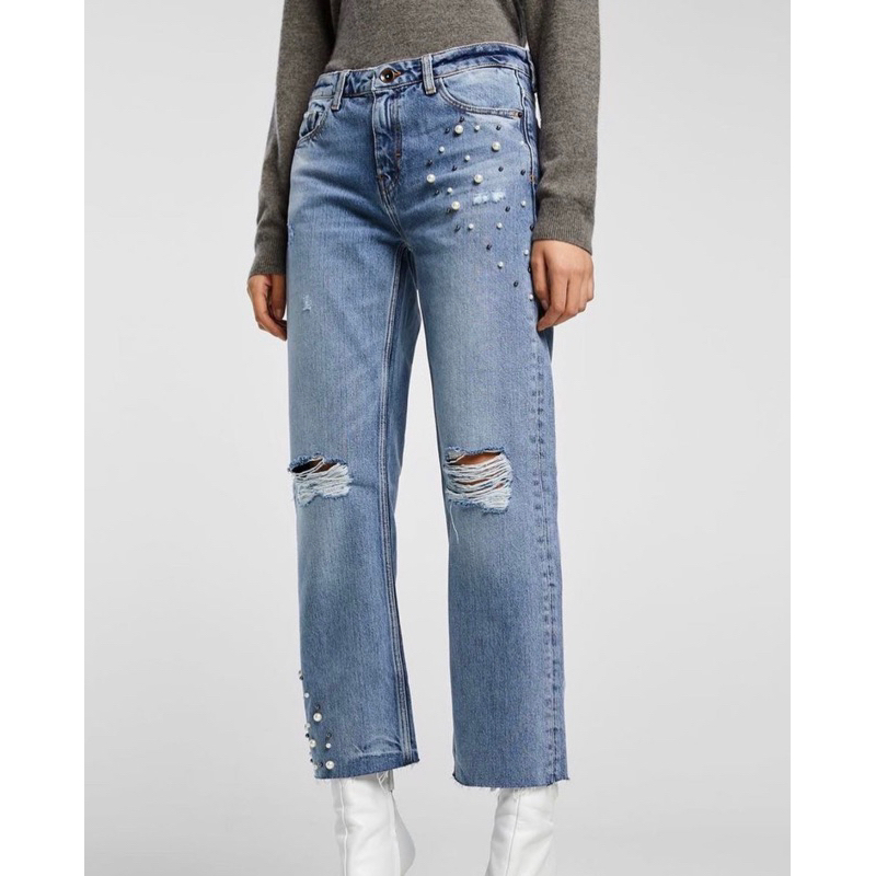 Jeans Boyfriend Pearl ZARA Original Store