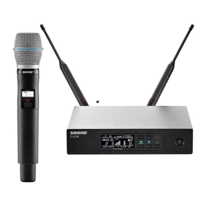 wireless mic shure qlxd 24 beta 87 a. shure QLXD 24 Beta 87 A