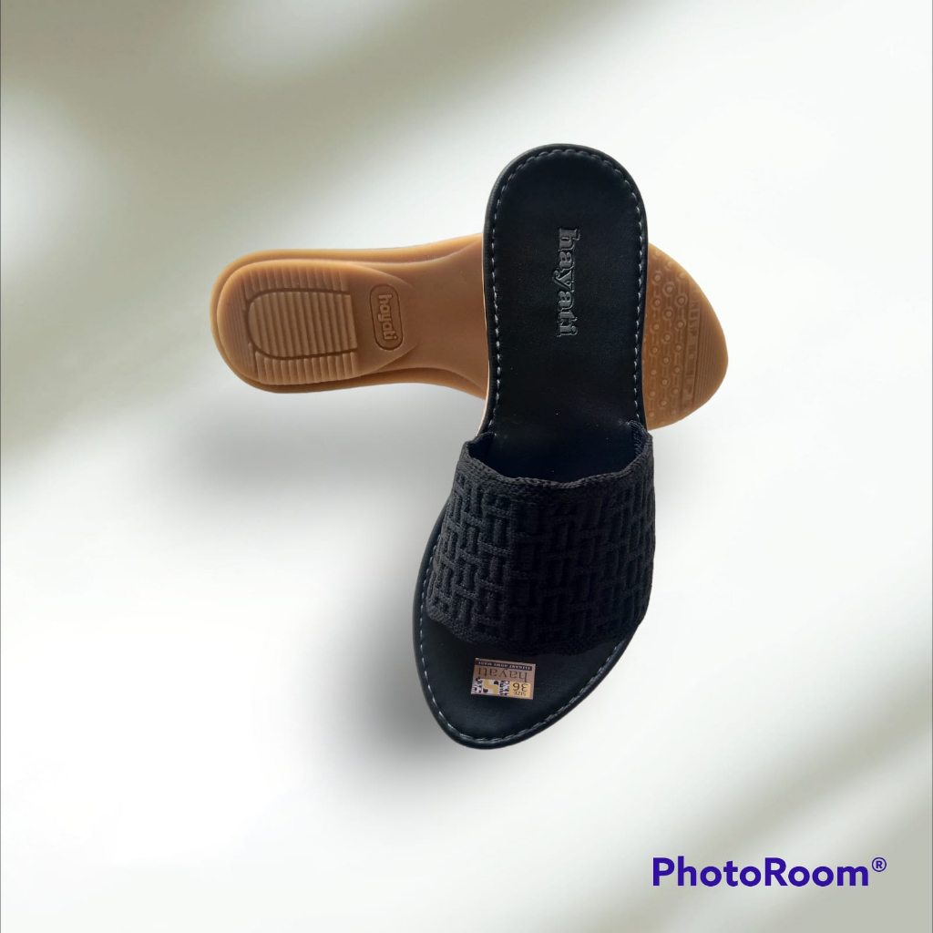Sandal wanita hayati GRATIS ONGKIR, terbaru original produk tasik dengan sol karet mentah Berkualita