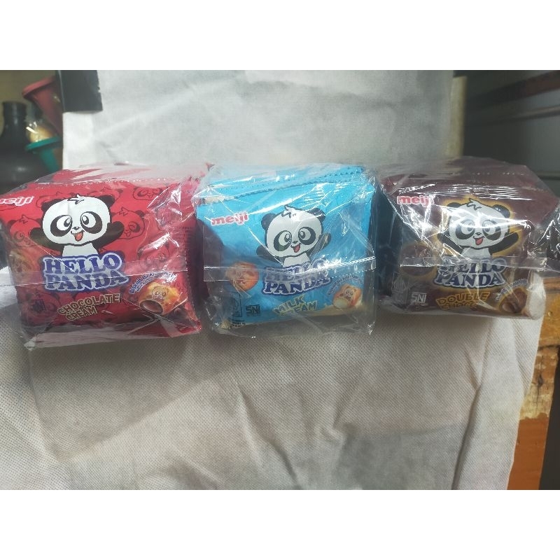 

Hello Panda Meiji 1 Renceng Isi 10 pcs @10gr dengan varian rasa:- Chocolate - Double Choco - Cookies & Cream