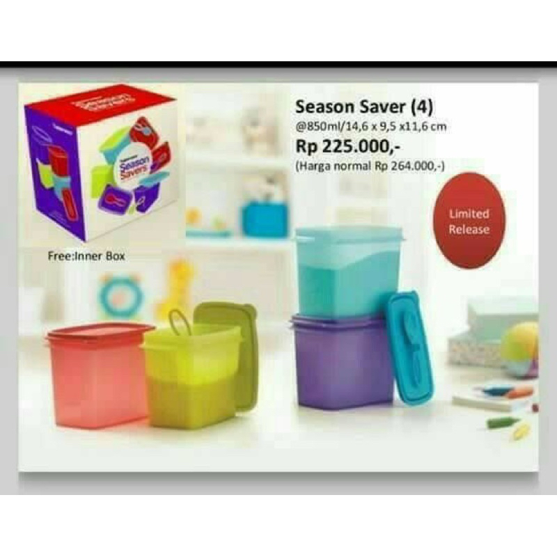 Tupperware season saver tempat bumbu