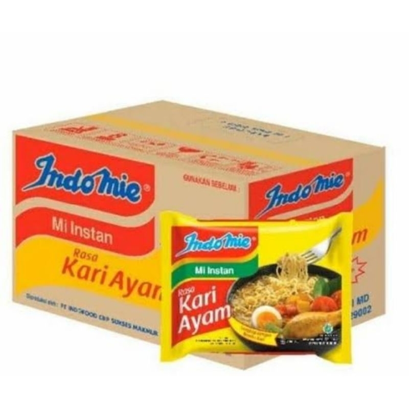 

Indomie Mie Goreng / Mi Instan Indomie Kari Ayam Kuah 1 Dus