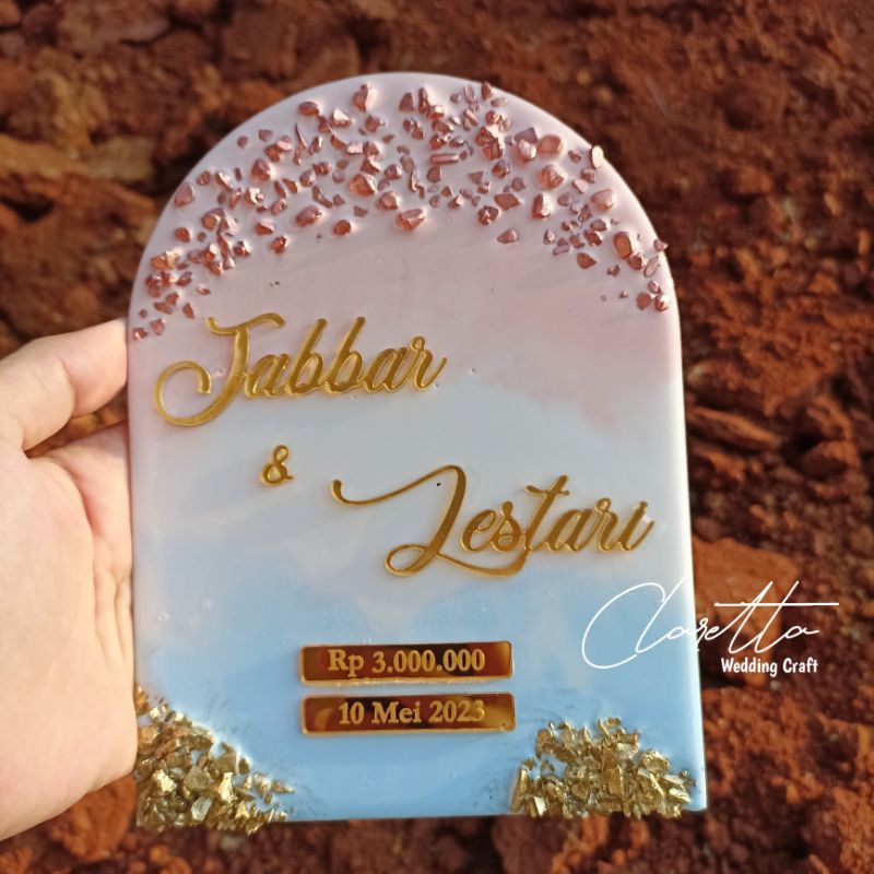 Mahar Resin Mahar Nikah Custom Dekorasi Mahar