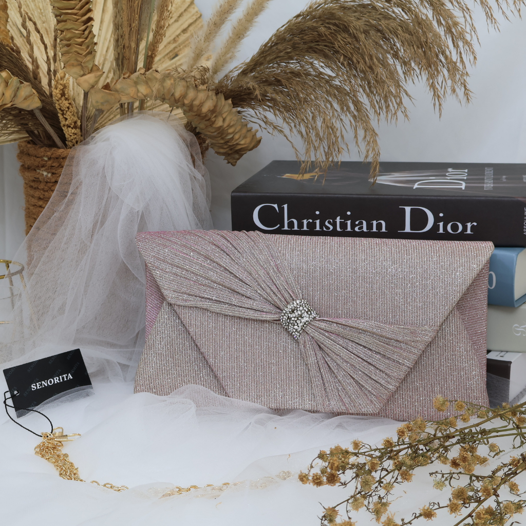 [ NEW ] Tas Pesta Clutch Wanita T3001 - SNR Size 28cm