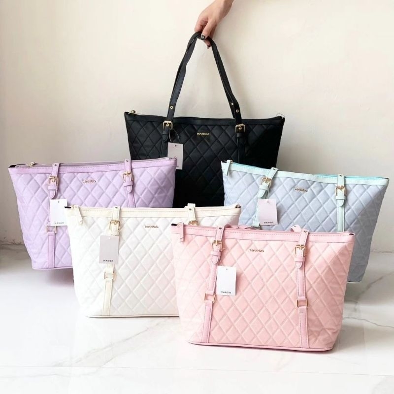 MNGO Quilted Tote Bag