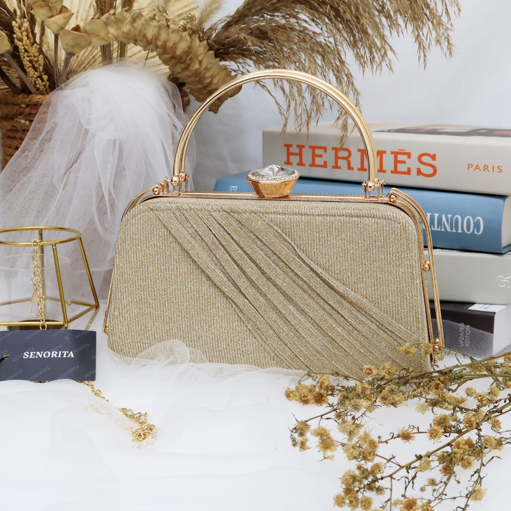 [ NEW ] Tas Pesta Clutch Wanita T3007 - SNR Size 22cm