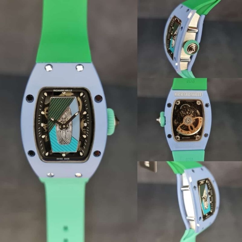 Jam tangan RM 07-01 Lady Tosca Colored Ceramic Collection Automatic Swiss fullset