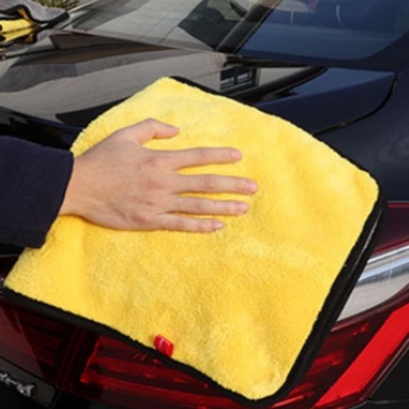 LAP MICROFIBER TEBAL / LAP MOBIL / KANEBO / LAP SERBAGUNA / LAP KUNING ABU MICROFIBER