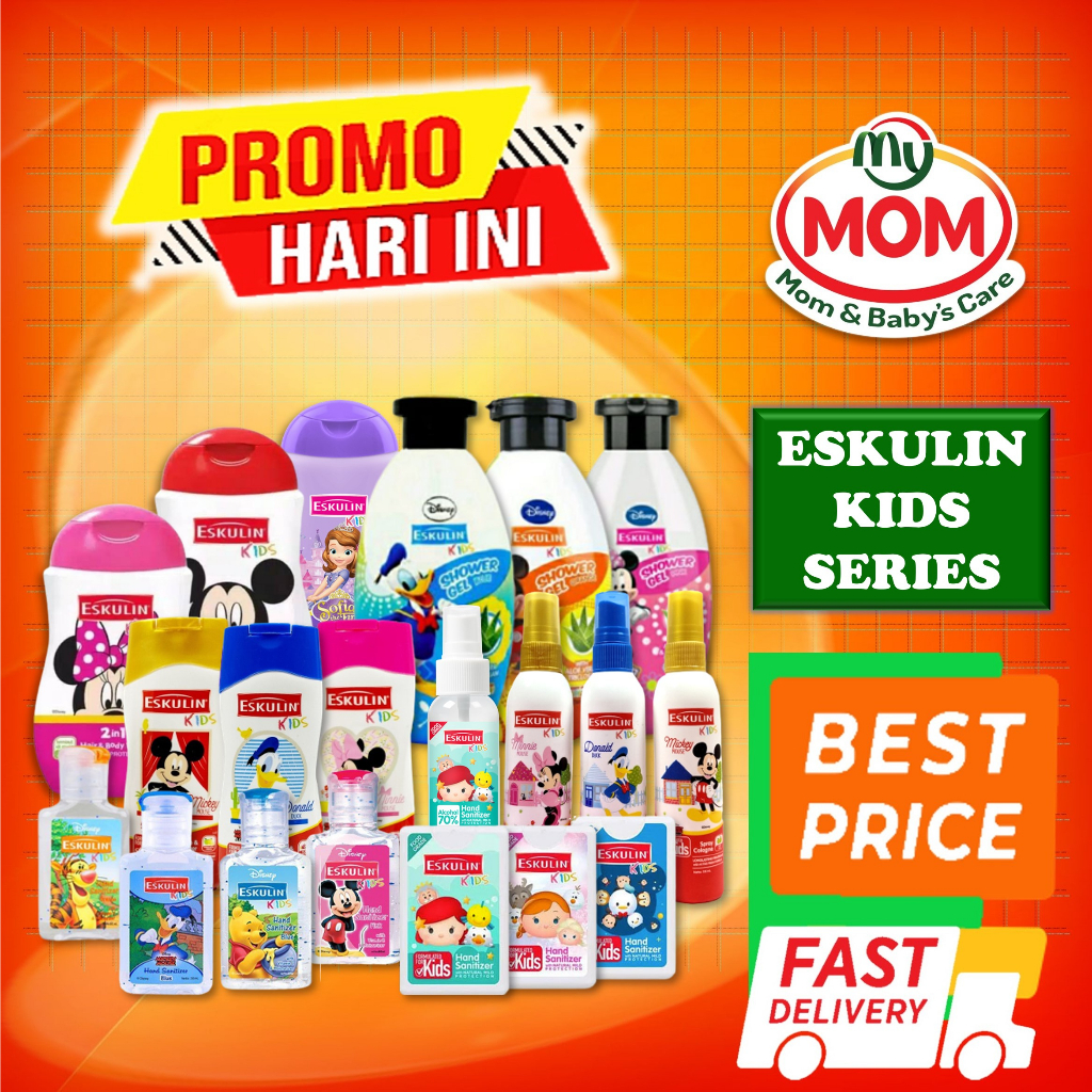 [BPOM] Eskulin Kids SERIES / Eskulin Shampoo / Eskulin Cologne / Eskulin Hair &amp; Wash / Kino / MY MOM