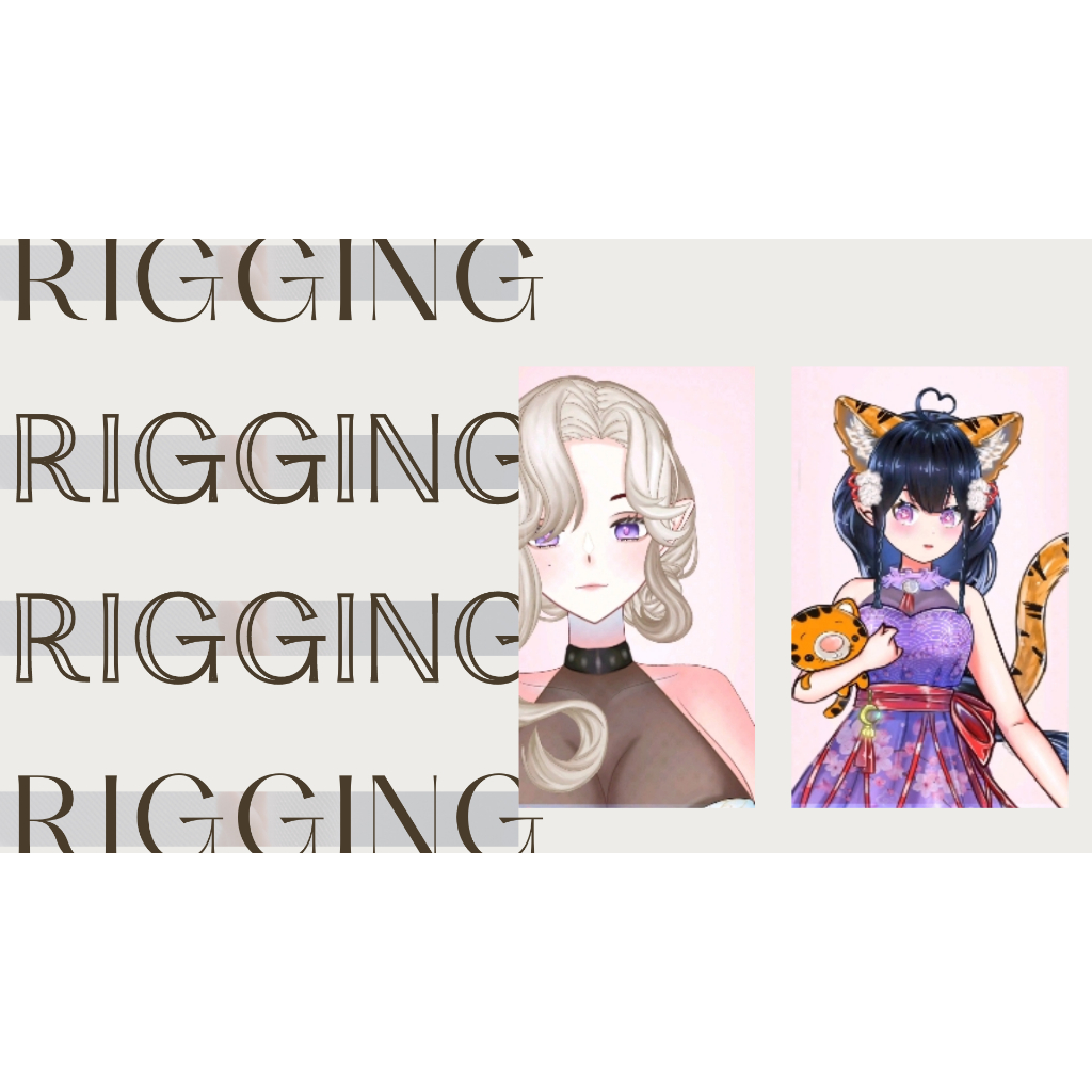 OPEN LAYANAN/JASA COMMISSION/KOMISI RIGGING > LIVE2D/L2D Vtuber rigging commission