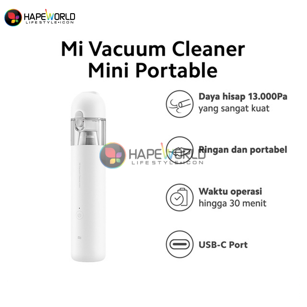 XIAOMI MI PORTABLE VACUUM CLEANER MINI - GARANSI RESMI