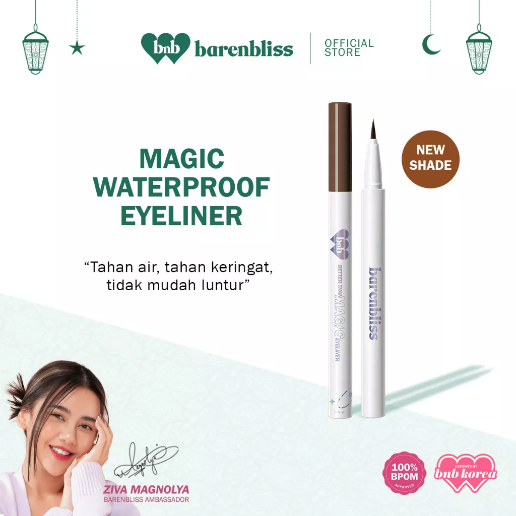 BNB BARENBLISS BETTER THAN MAGIC EYELINER WATERPROOF - BPOM - EYELINER BNB MURAH