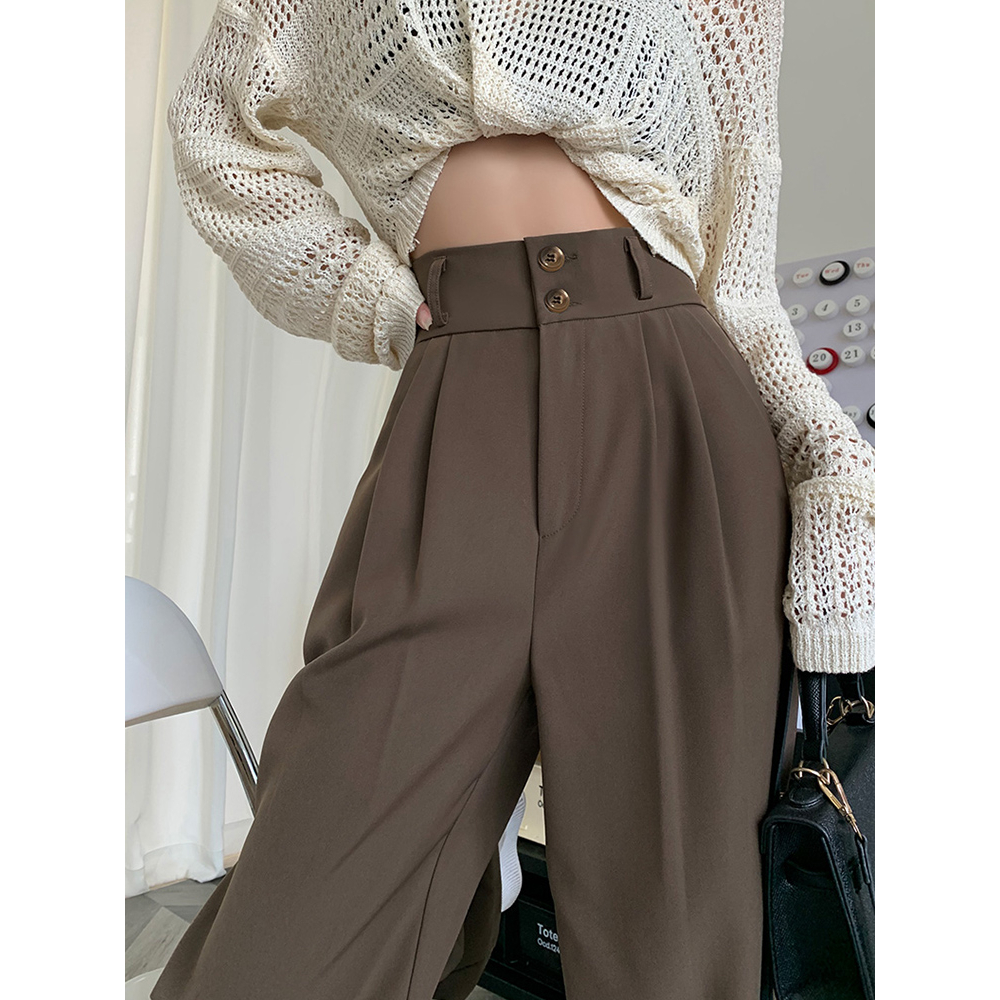 Celana Wanita Kekinian Kulot Highwaist Casual Premium Kancing Korean Style Celana Panjang