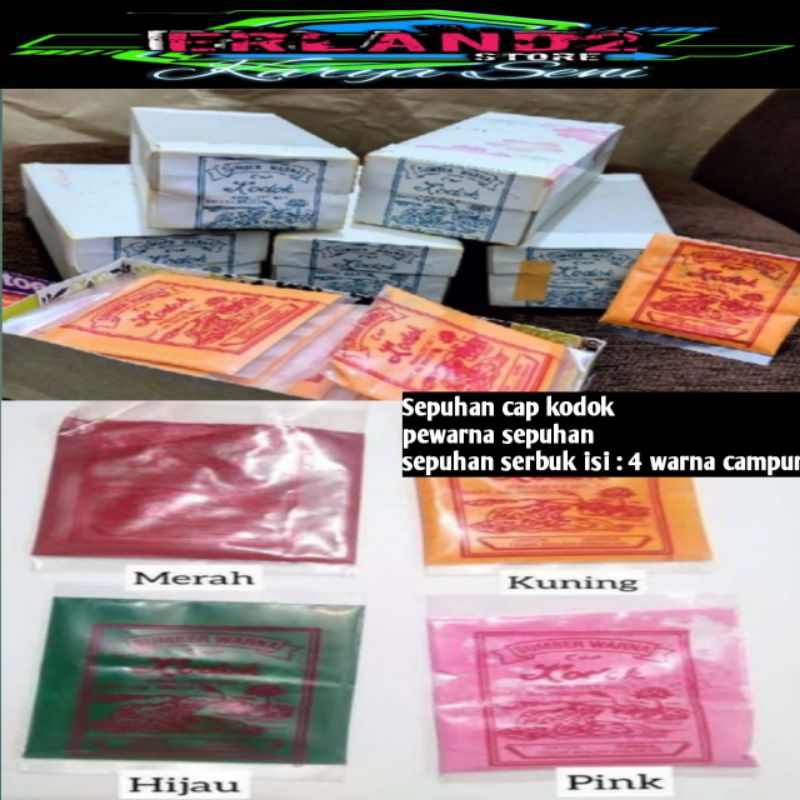 

pewarna sepuhan serbuk isi 4pcs warna campur