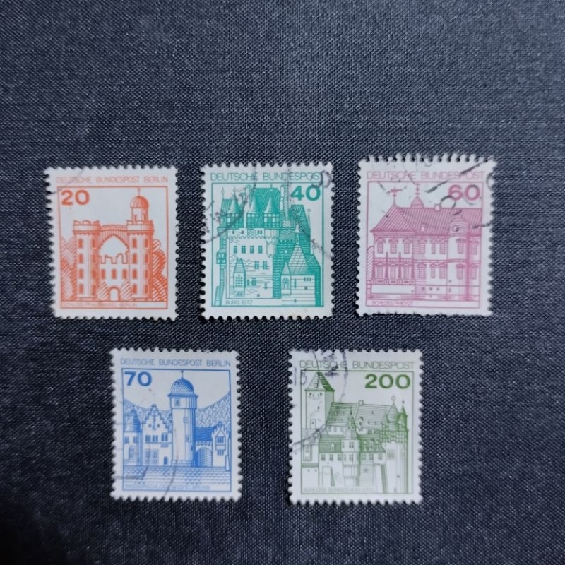 

Set perangko lama Jerman , Gedung