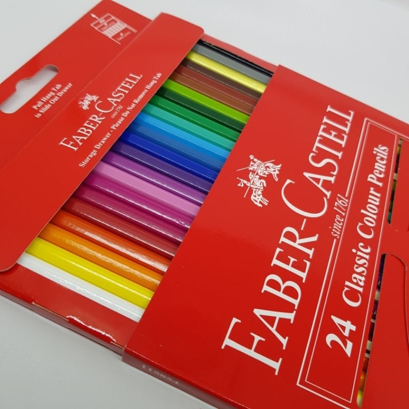 

Pensil Warna / Colour Pencil Classic Faber Castell 24 Warna