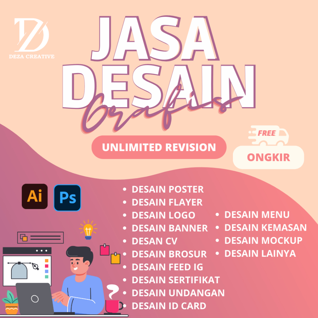 Jasa Desain Premium,Poster,Flayer,Logo,Banner,Kemasan,Feed ,DLL