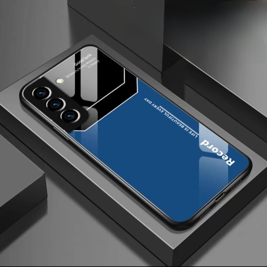 Case Samsung S21FE / S21 fe casing back cover tempered glass tpu