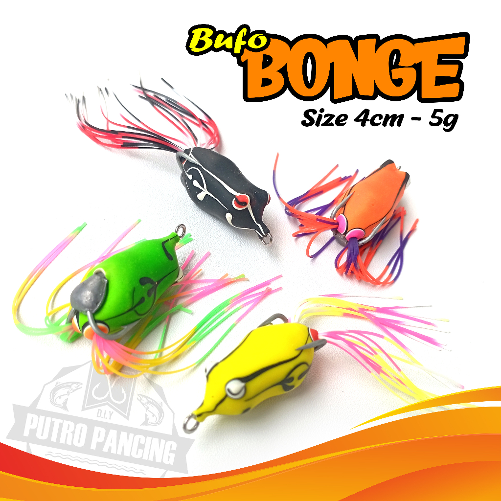 Lure BONGE Skirt Soft Frog Softfrog Bufo