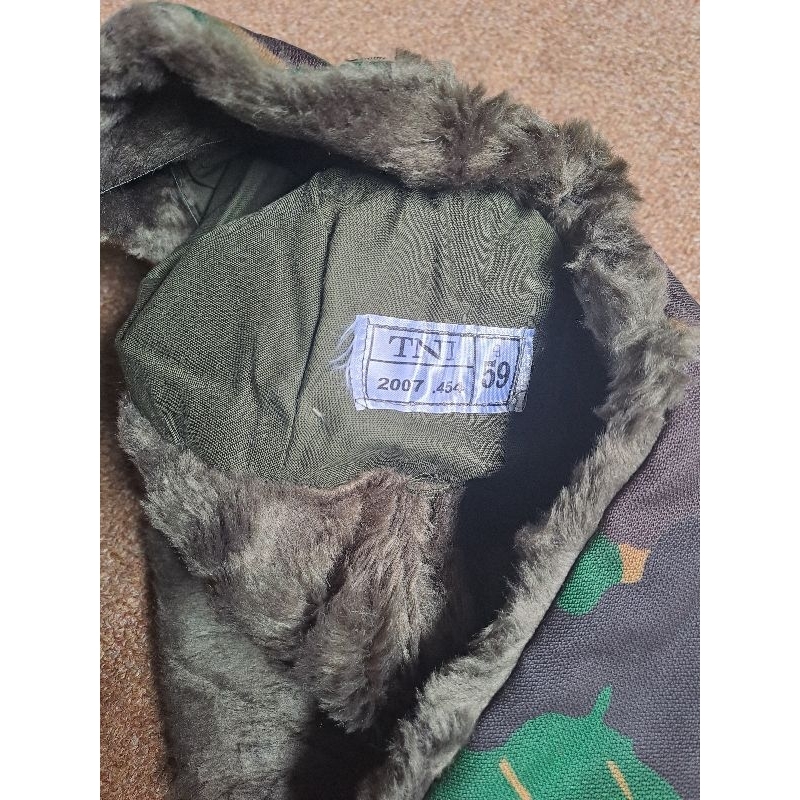 TOPI MALAM ASLI JATAH.TOPI MALAM LORENG.SEBO JATAH.KERPUS JATAH TNI.TOPI MALAM TNI