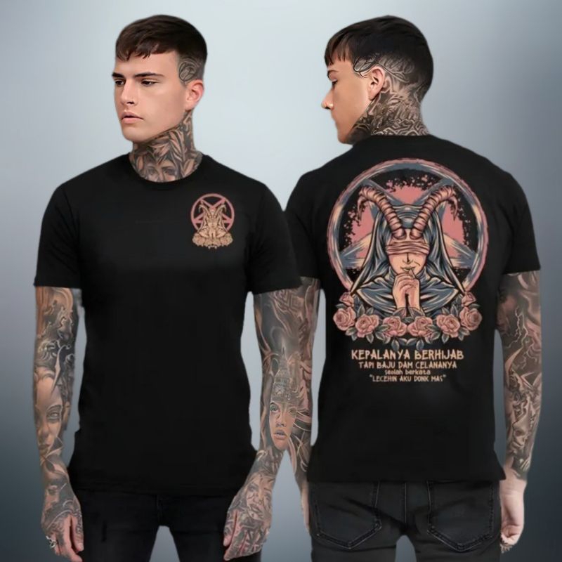 KAOS PLURALISME BAJU PLURALISME AGAMA KAOS SATANIC KERUDUNG
