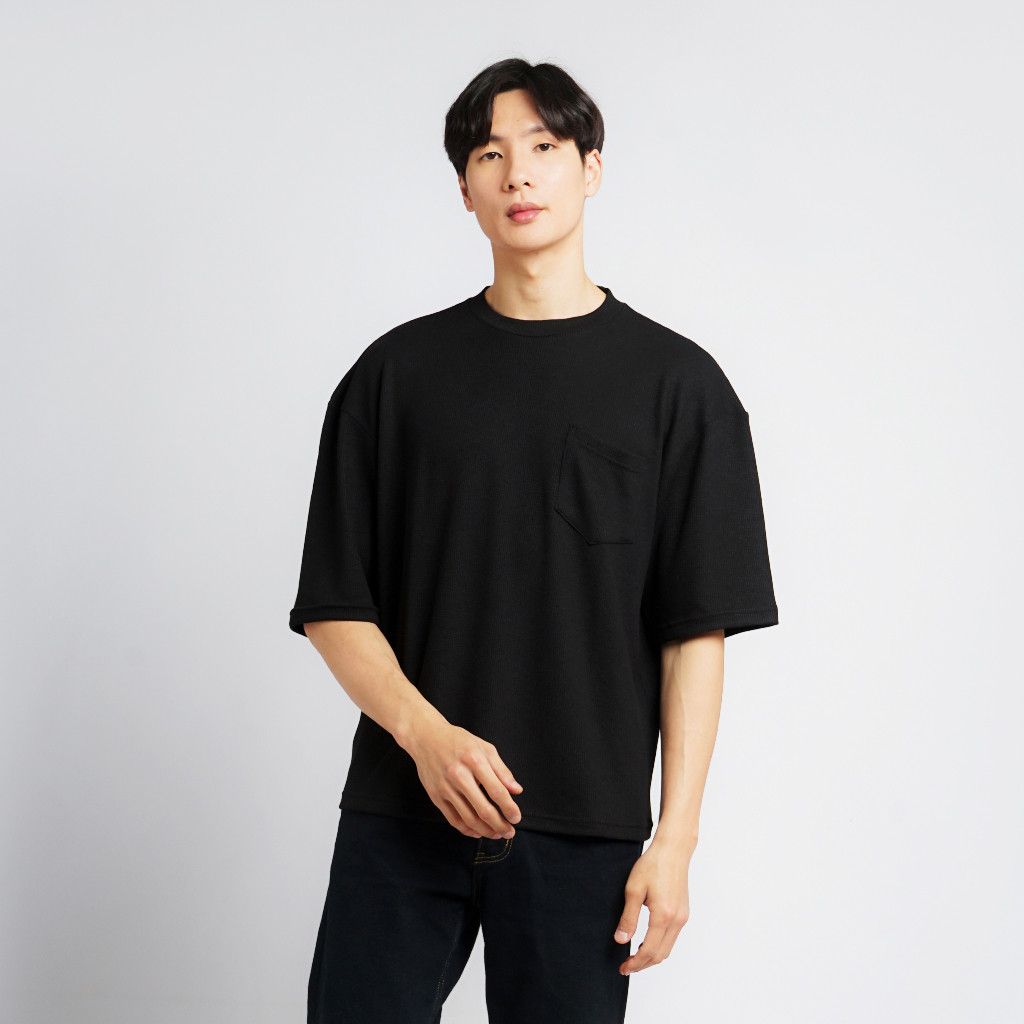 Kaos Oversize Waffle Pocked Original Brand Pollac