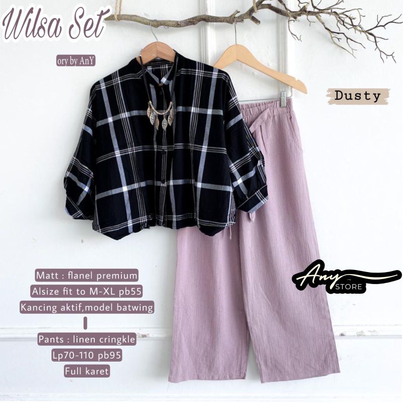 WILSA SET BY ANY STORE ORI SOLO BESTSELLER