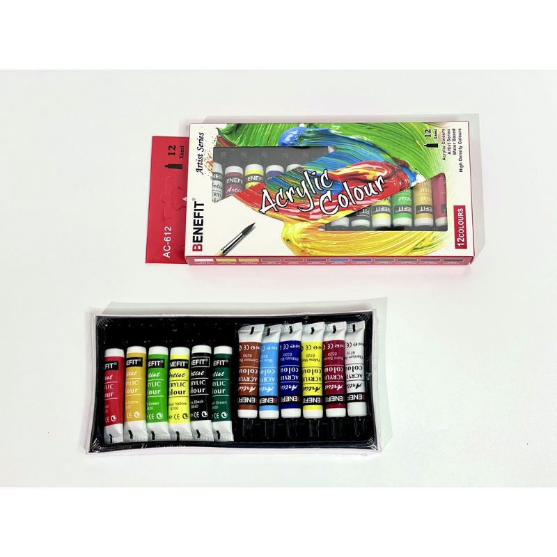 

Cat Akrilik Benefit AC-612 / Acrylic Paint Set 12 34 Berkualitas