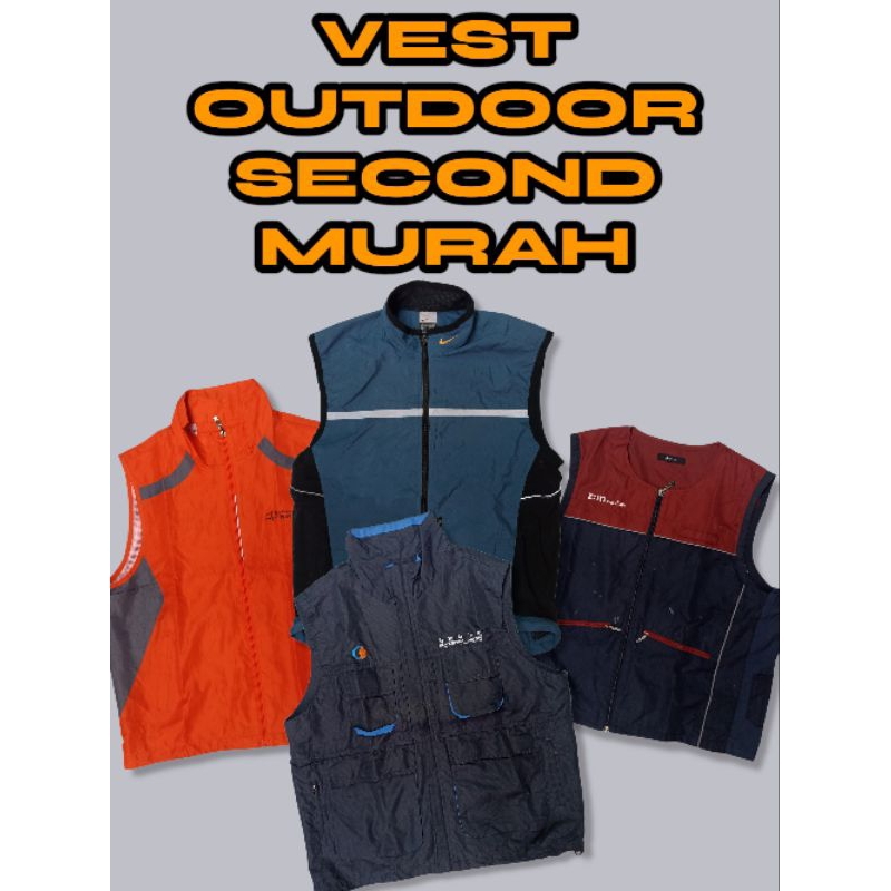ROMPI SECOND MURAH, ROMPI OUTDOOR, ROMPI PRILOVED, VEST OUTDOOR BRAND SECOND PRILOVED, VEST BRAND MU