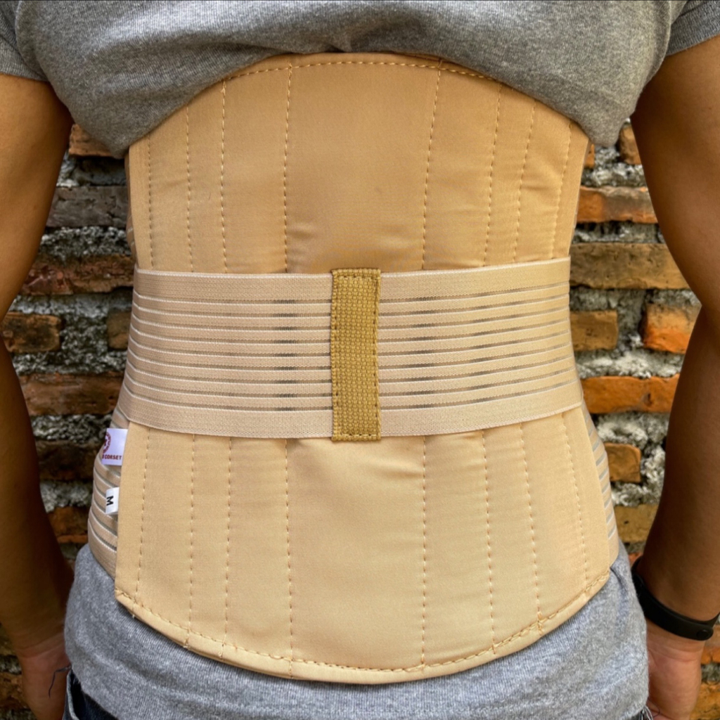 ORIGINAL ACROPOLIS Korset Sakit Pinggang Premium, Lumbal Sacral Orthosis, LSO Corset,  lumbal korset, HNP korset nyeri pinggang, syaraf kejepit