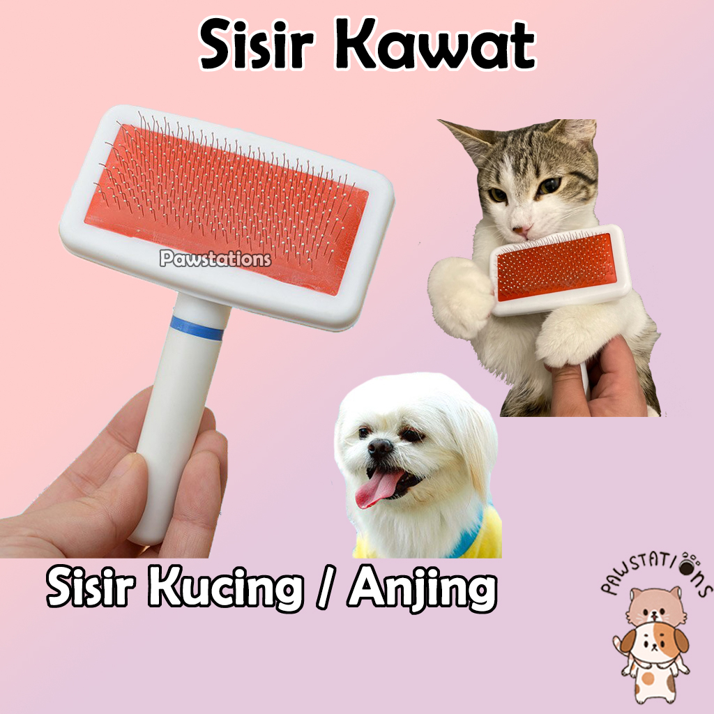 Ready|COD Sisir Kawat Sisir Kucing Sisir Anjing Sisir Kucing Bulu Rontok Sisir Bulu Kucing Sisir Bulu Anjing Paket Grooming Kucing Sisir Grooming Kucing Sisir Kelinci