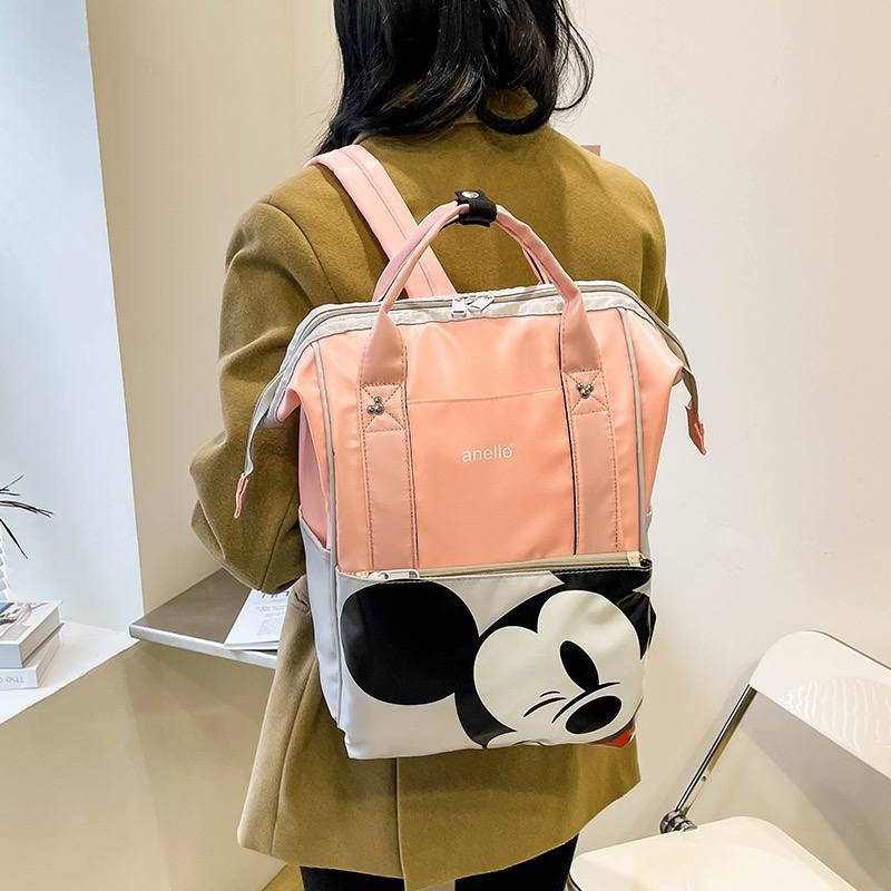 7005 Tas Mickey Backpack Ransel Import Wanita Kekinian