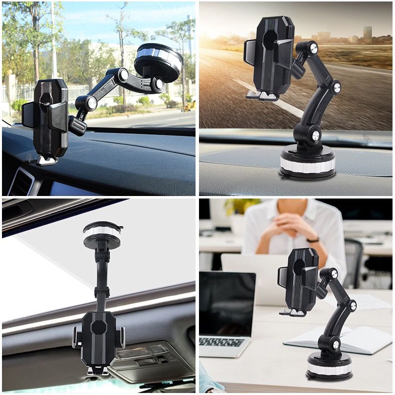 Phone Holder Kaca Mobil / Holder HP Dashboard Mobil / Penyangga Handphone Universal Fleksibel Bagus