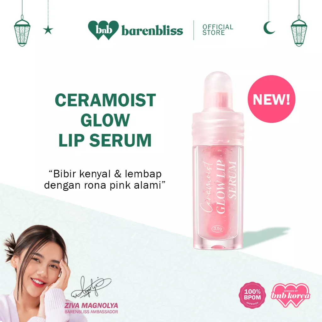 BNB BARENBLISS Ceramoist Glow LIP SERUM - LIP SERUM BNB MURAH