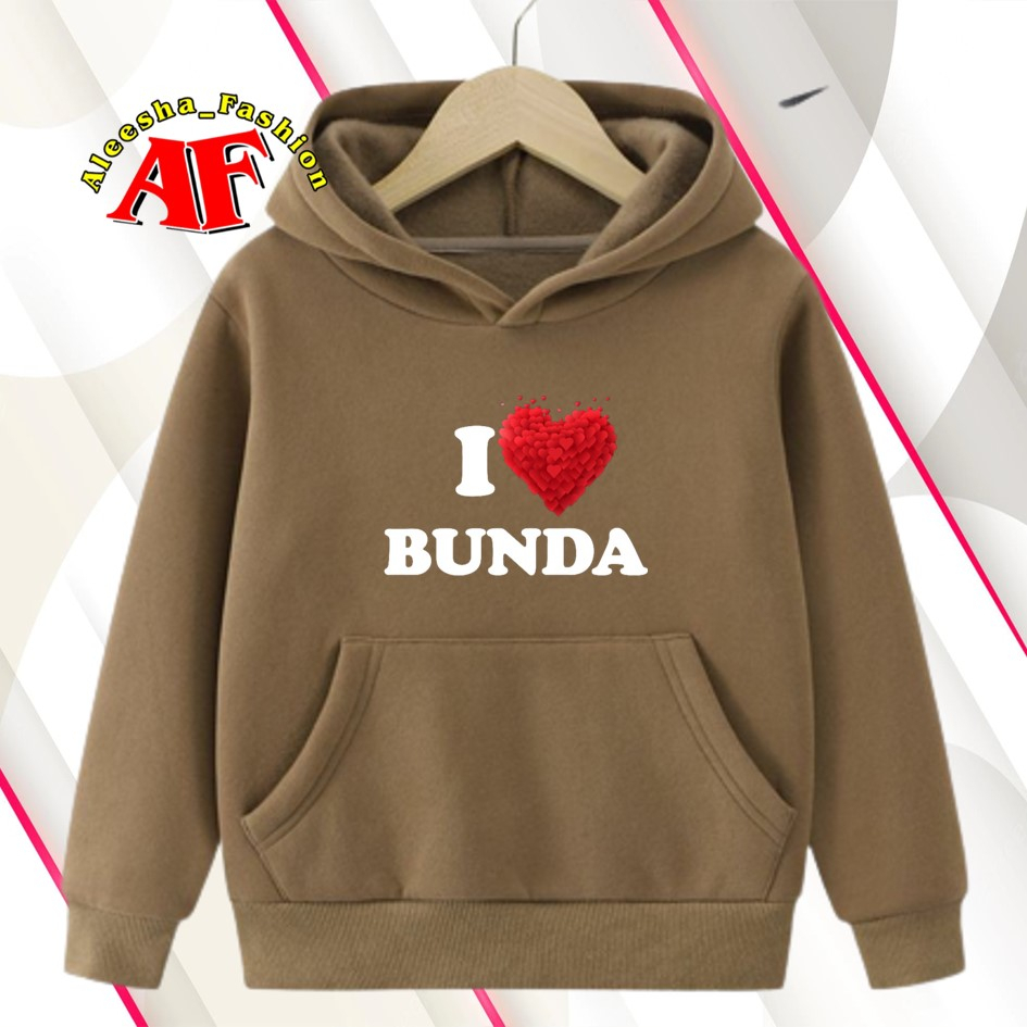 Awet Hoodie Anak 1-12 Tahun Jaket Love Ayah Bunda Jaket Anak Cewek Hodie Anak Cowok Premium