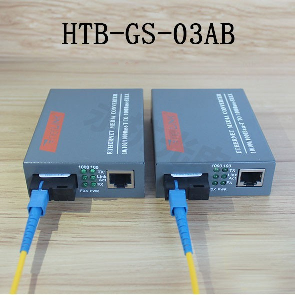 HTB FO Gigabit Fiber Optik 10 100 1000mpbs Netlink A+B Single Mode