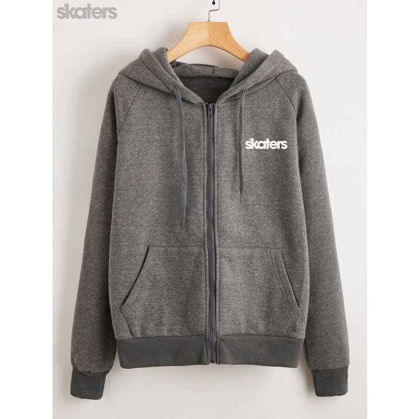 Sweater hoodie zipper Pria Wanita Jumper Premium Bahan Fleece Tebal