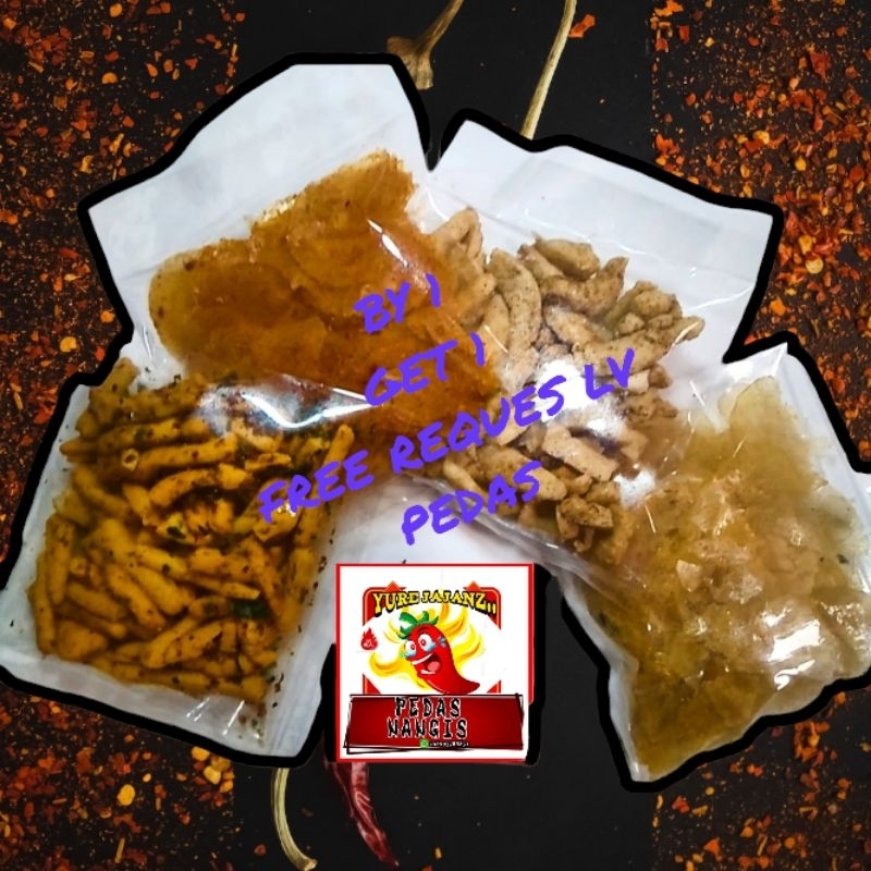 

SNACK BY 1 GET 1 FREE REQUES LV PEDASNYA(PEDASNYA BIKIN NANGIS!!)
