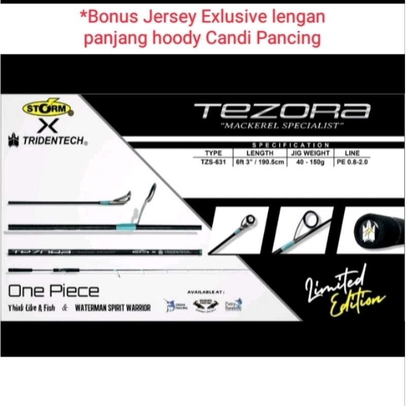Joran Storm X Tridentech Tezora. TZS631 PE 0.8 - 2.0 (bonus jersey exlusive Candi Pancing)