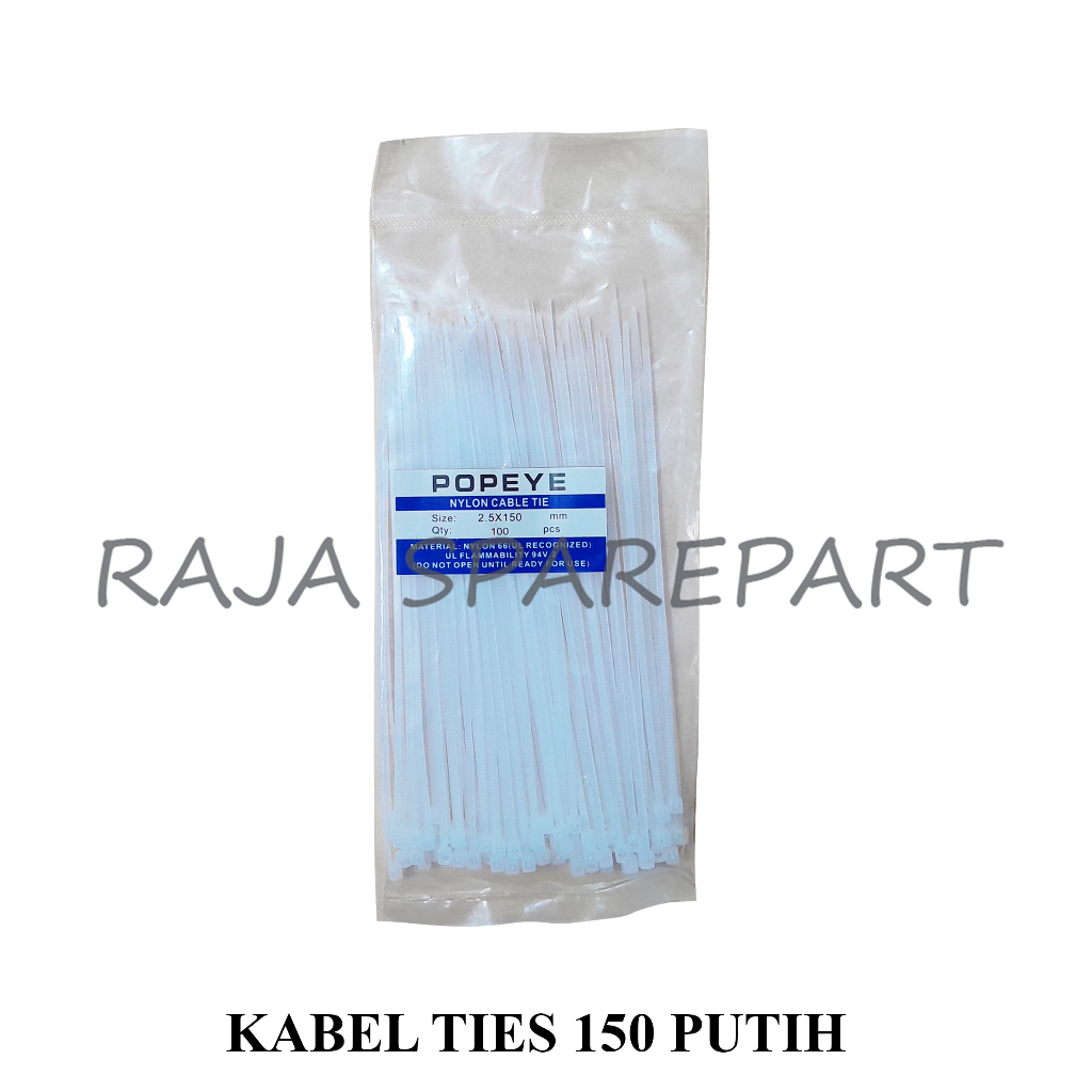 Kabel Ties / Tali Krek Panjang 150MM PUTIH