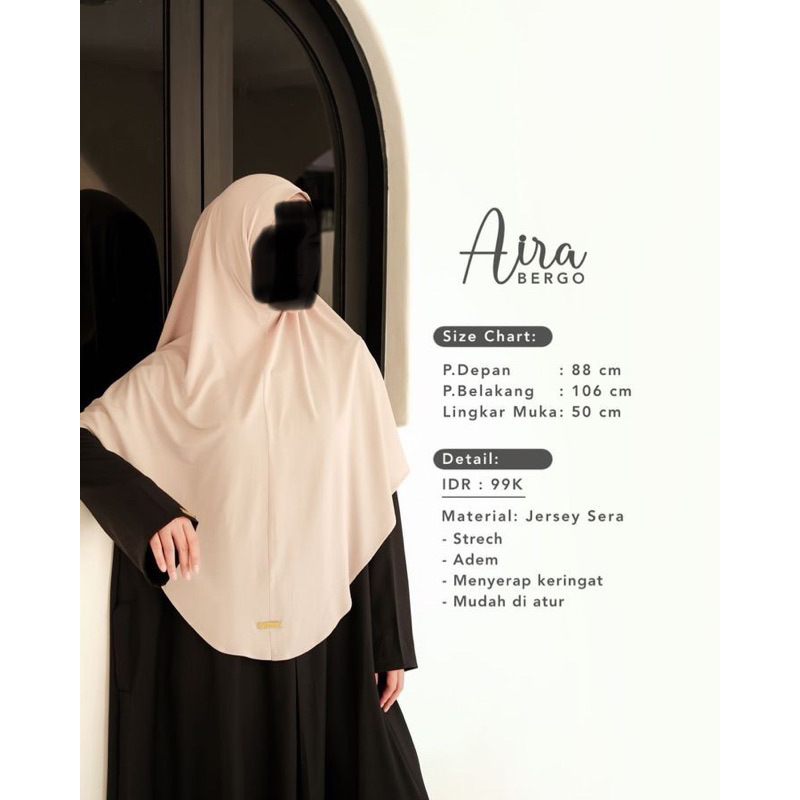 Aira Bergo Cream @alareta.id