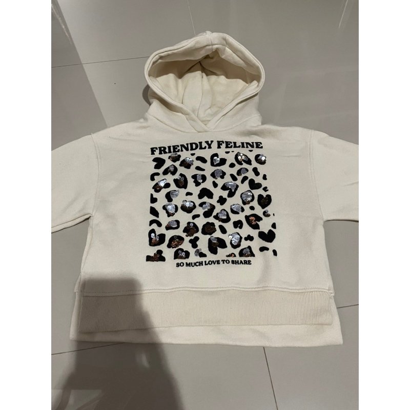 Hoodie anak Zara size 6 Friendly Feline