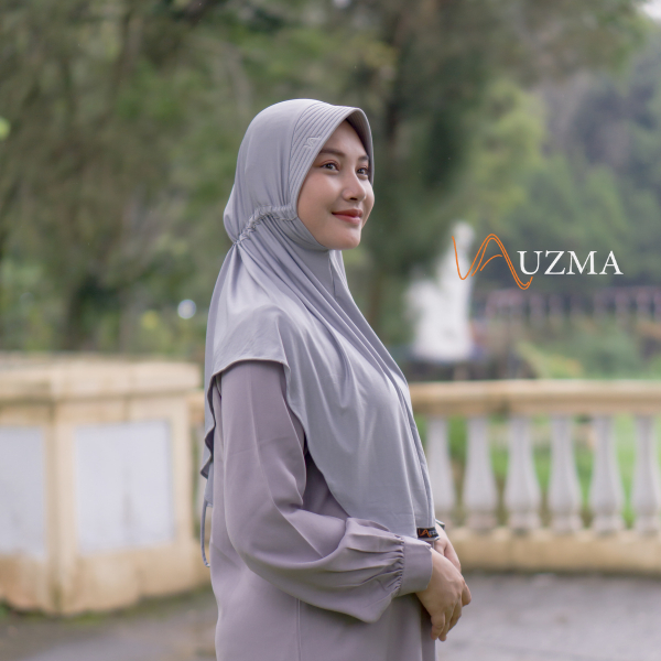𝐔𝐙𝐌𝐀 - HIjab Instan Kerudung Bergo Habl Sabil Premium -AbuMuda-