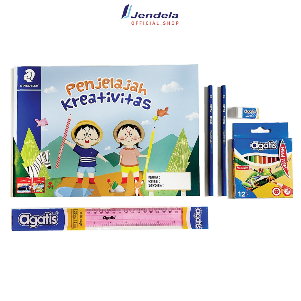 

Paket Buku Mewarnai Animated 4D Coloring Book Bonus Pencil Warna Kiky ATK