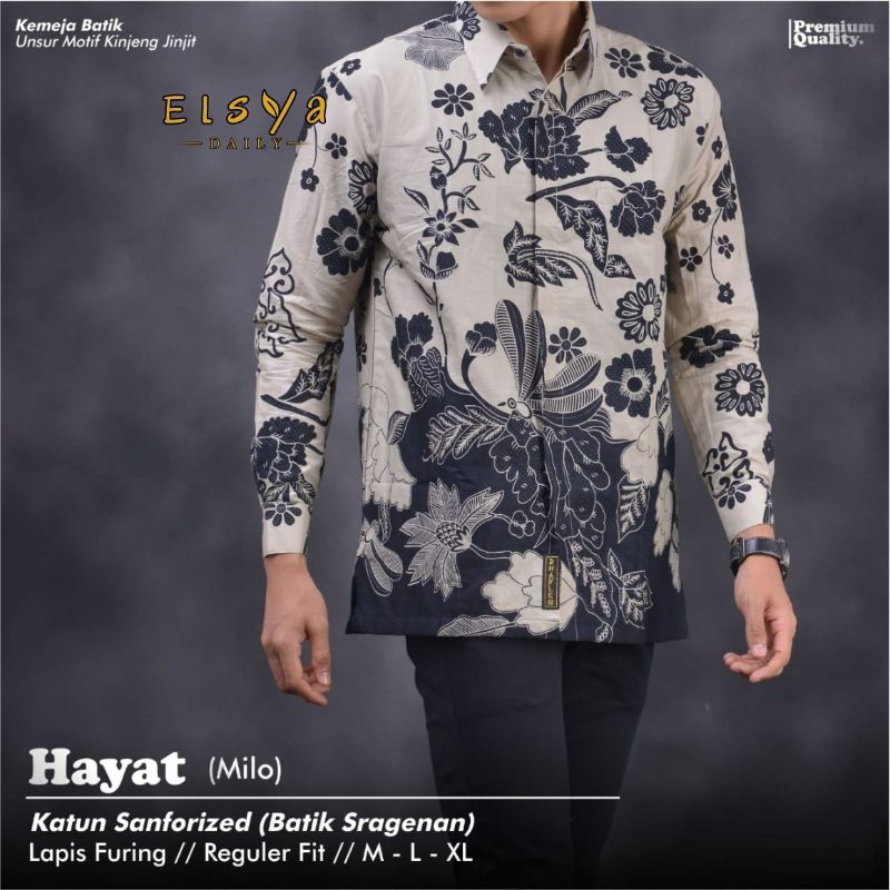 Batik/ Kemeja Batik Hayat/ Elsya Daily