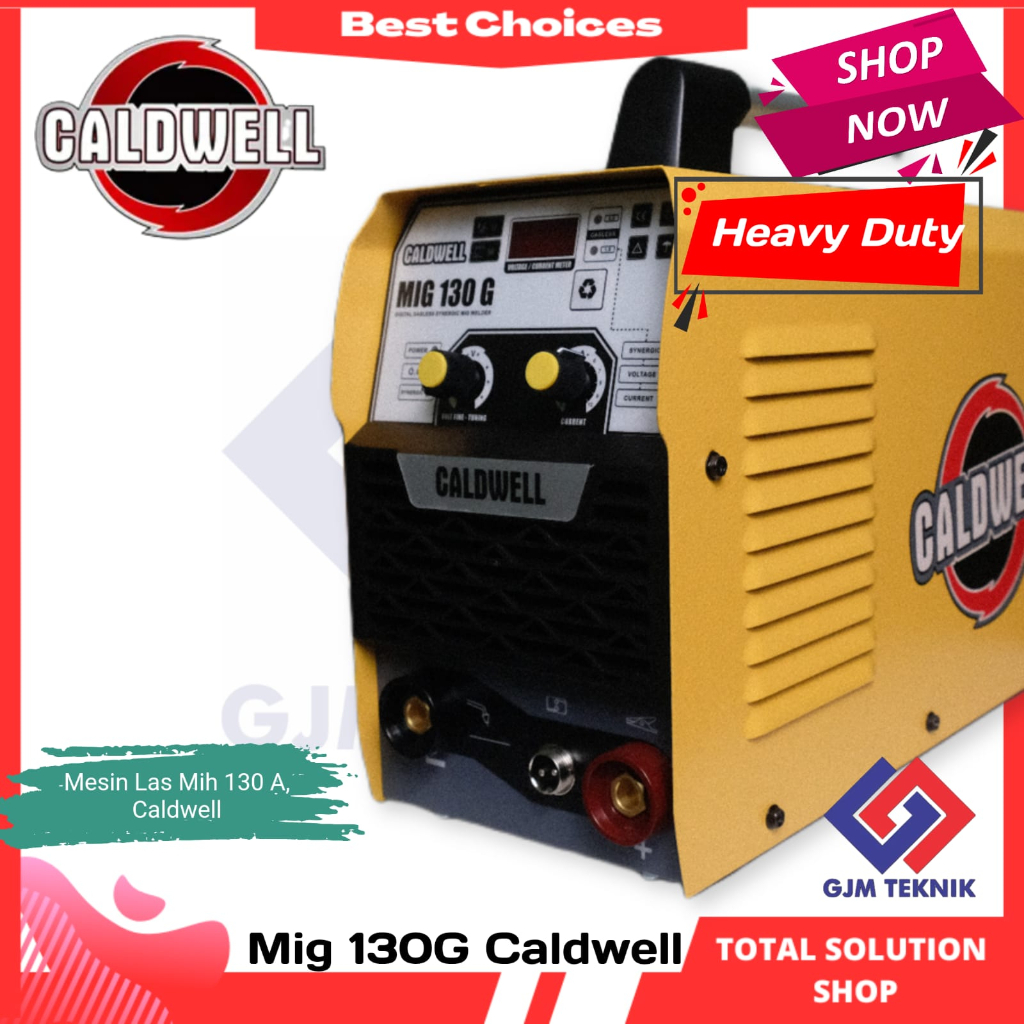Mesin las Mig CALDWELL 130 G - Mesin las mig tanpa gas - Las Mig Murah Tanpa Gas - Las Mig Caldwell 
