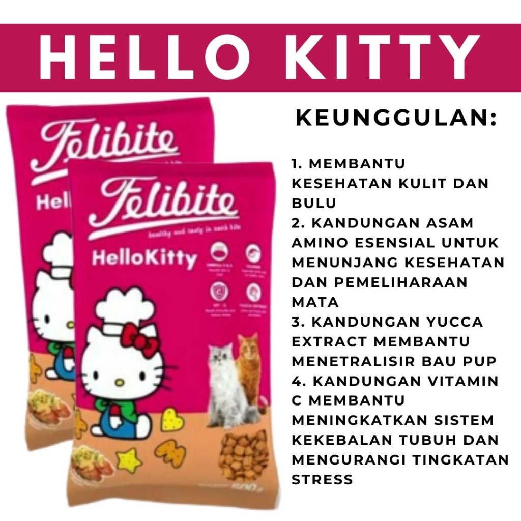 Makanan Kucing Felibite Salmon Mentai Pakan Kucing Kering Dry Cat Food FEZONE