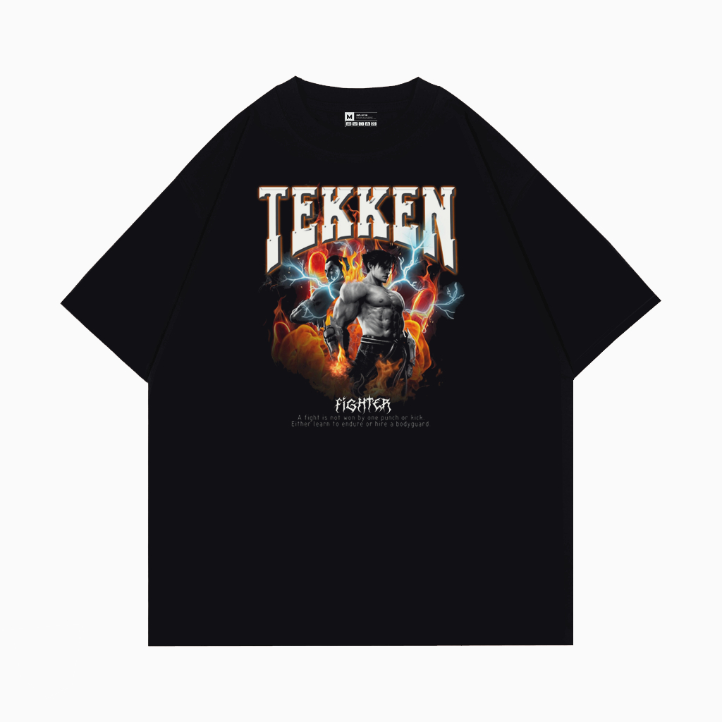 Kaos Tekken T-shirt Combed Reguler & Oversized