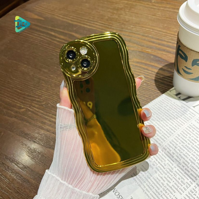SOFT CASE SOFTCASE TPU WAVE GELOMBANG GOLD FOR IPHONE XR JB8750