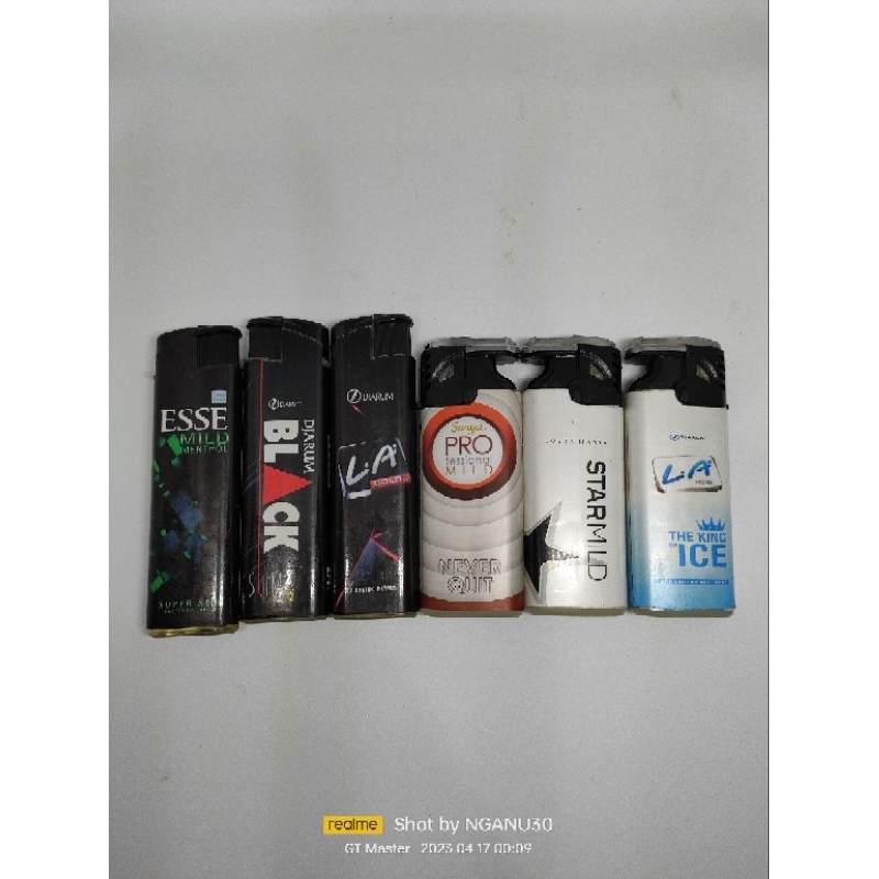 KOREK API BARA G2000 ISI ULANG KOREK API MOTIF ROKOK